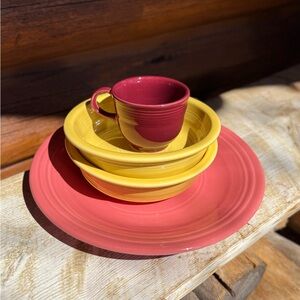 Fiestaware miscellaneous lot- 4 pieces